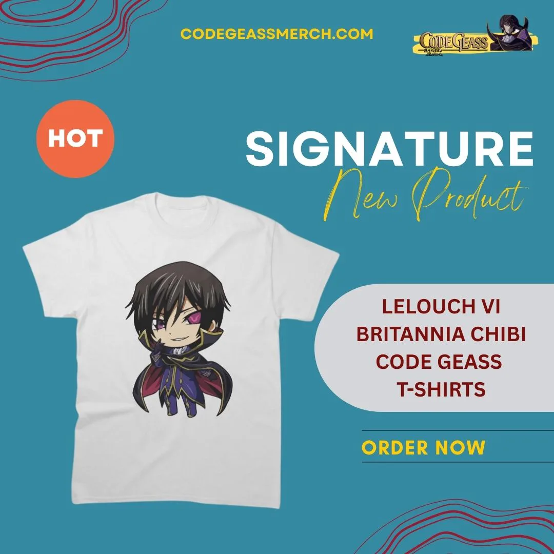 Lelouch Vi Britannia Chibi TTPM1302 Code Geass T-Shirts